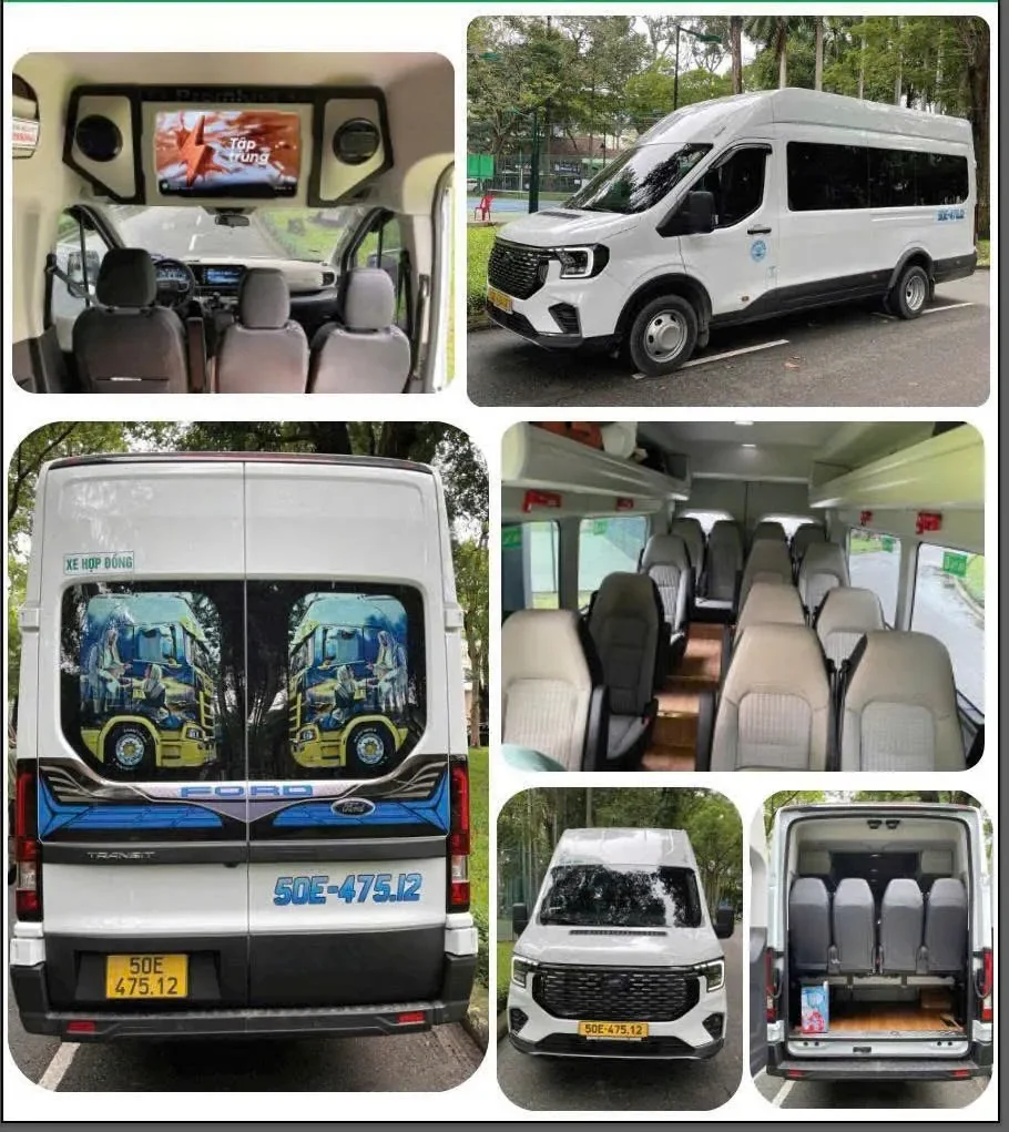 ホーチミン ミニバス Ford Transit 18人乗り