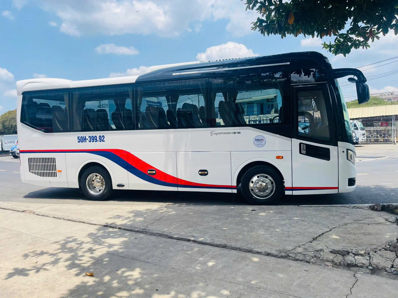 Xe Thaco 29 chỗ cho thuê tại TPHCM