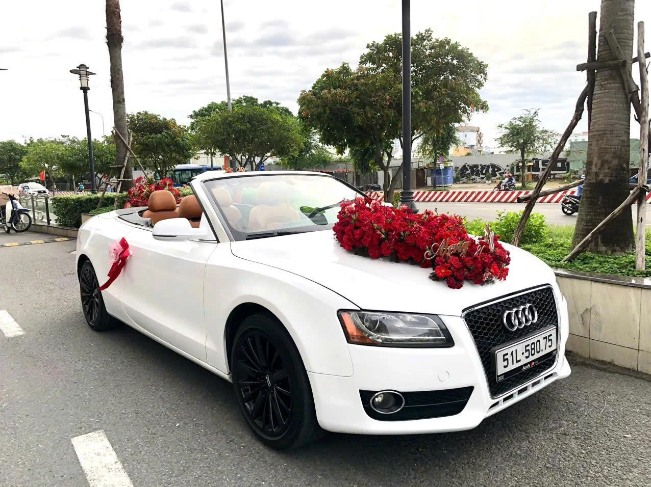 Xe hoa Audi A5 mui trần tại TPHCM