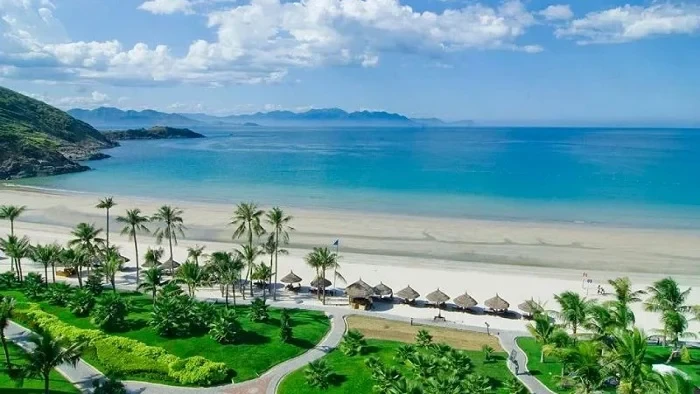 My Khe beach and coastline in Da Nang, Vietnam