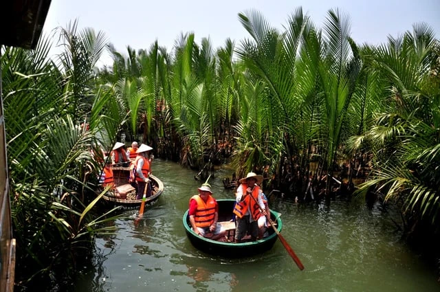 Bay Mau coconut forest in the Hoi An area
