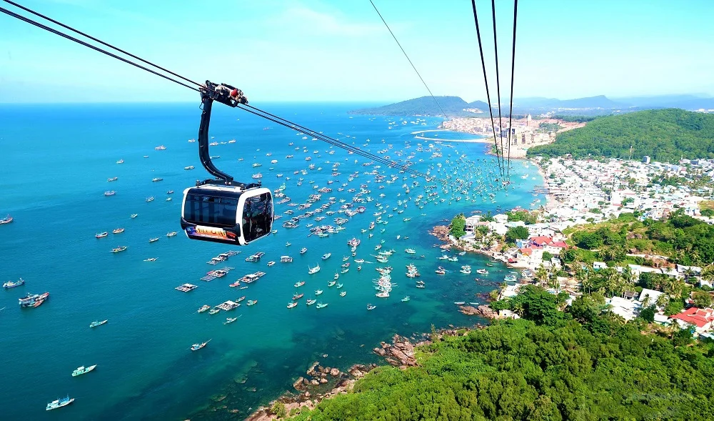 Hon Thom cable car in Phu Quoc